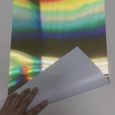 Gold Rainbow Holographic PVC 