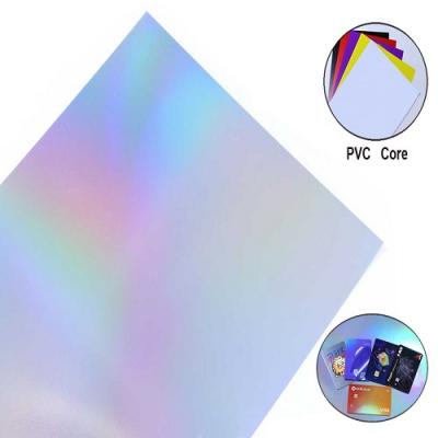 Silver Rainbow Holographic PVC